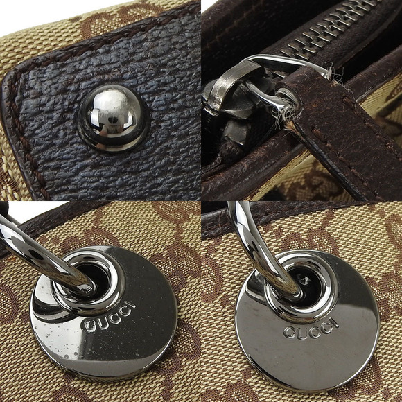 Gucci GUCCI GG Canvas Leather Tote Bag 139552 Canvas Tote Bag 139552 - Picture 5 of 11